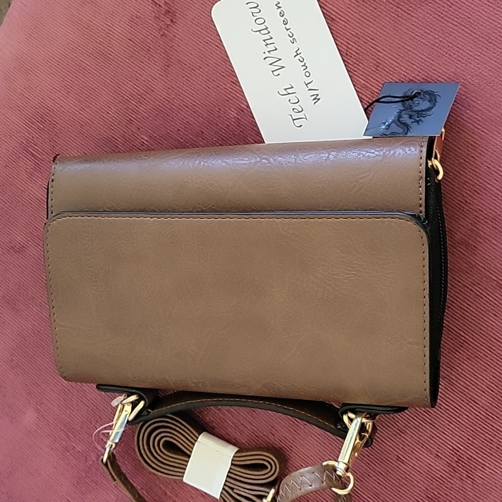 Brown Tech Window Crossbody Bag - image 4